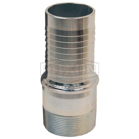 Dixon Holedall Tubular External Swage Stem, 8 in Nominal, MNPT, Carbon Steel, Domestic TM128